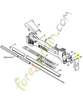 Collier de serrage stihl ref. 4128-710-6700