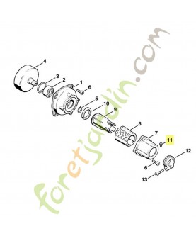 Vis cylindrique is m4 x 8 stihl réf : 9022-313-0630