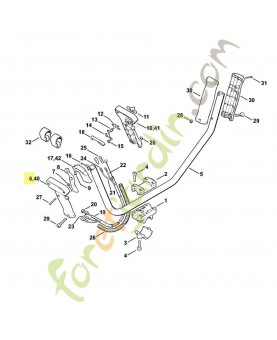 Demi-poignee exterieure