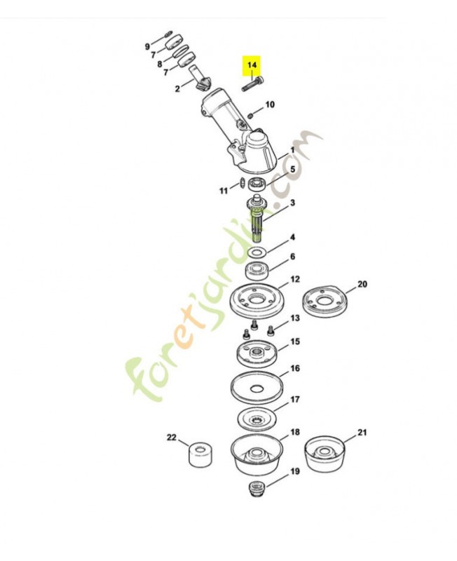 Vis a douille m6 Stihl Réf 0000-790-6105
