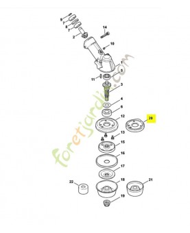 Anneau de protection 4147-717-2701. Pièce de rechange Sithl / Vicking