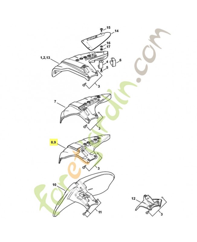 Jeu de capot protecteur