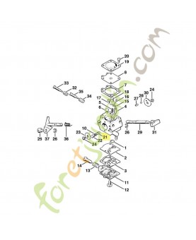 Ressort 1120-121-2402. Pièce de rechange Sithl / Vicking