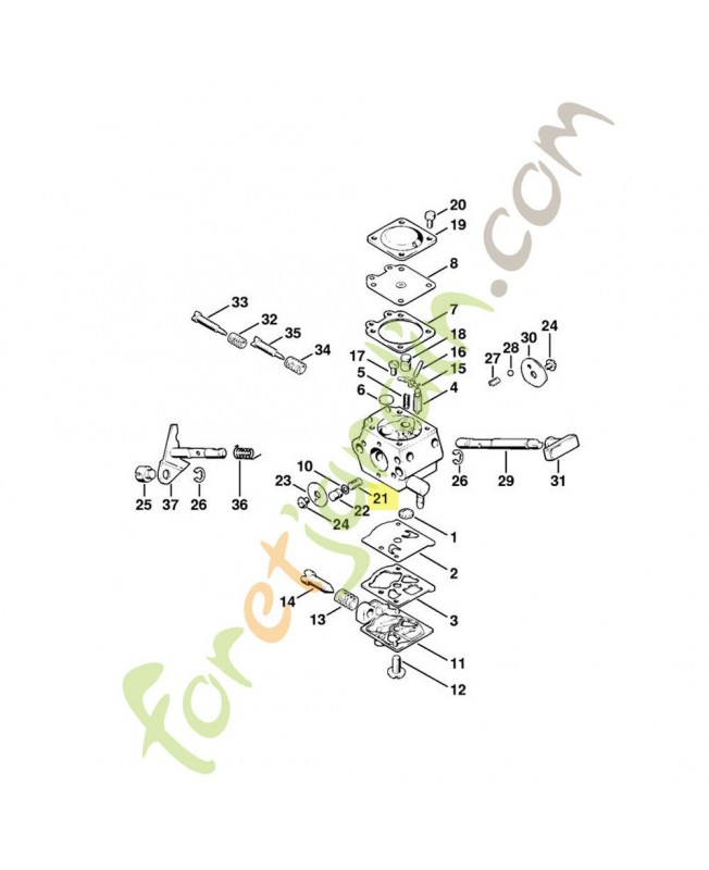 Ressort 1120-121-2402. Pièce de rechange Sithl / Vicking