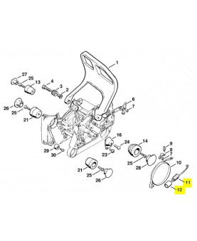 Repères 11 et 12 Ressort