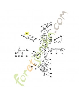 Vis de reglage de ralenti