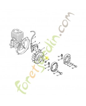 Rondelle m8 9291-021-0180. Pièce de rechange Sithl / Vicking