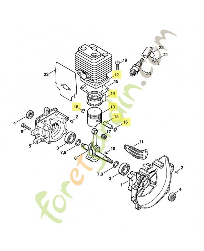 Cylindre+piston d 37 Cylindre+piston d 37