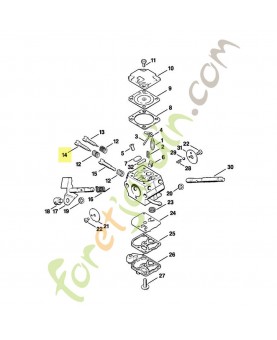 Vis de reglage ralenti