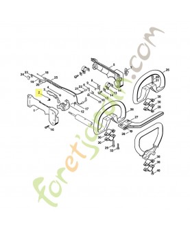 Ressort coudé Stihl réf. 4126-182-4506- Pièce détachée Stihl