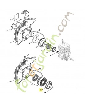 Entraineur 4144-195-2000. Pièce de rechange Sithl / Vicking