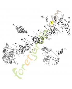 Filtre a air 4144-124-2800 stihl