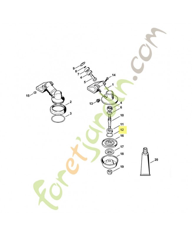 Circlip 28x1,2 stihl réf. 9456-621-3100