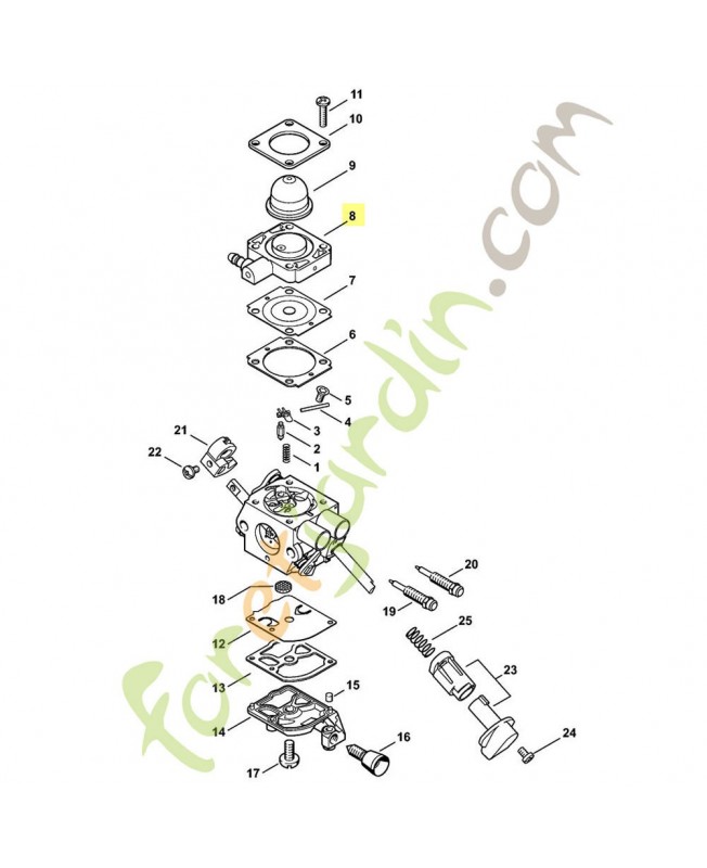 Bride stihl ref. 4144-120-2200