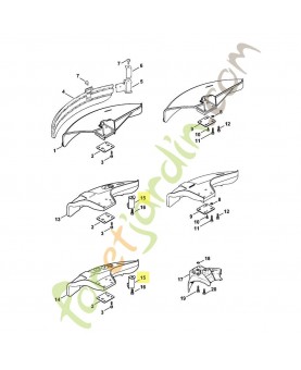 Couteau Stihl réf. 4133-713-4110- Pièce détachée Stihl