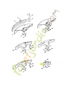 Butée Ø 200 mm Stihl réf. 4117-710-8200- Pièce détachée Stihl