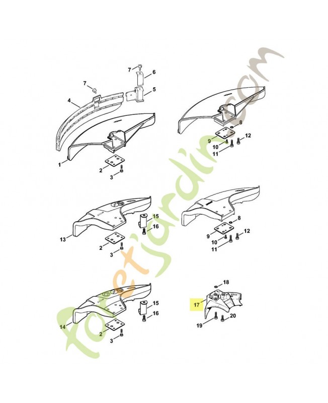 Butee de protection 200 mm