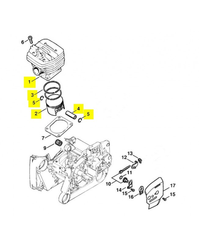 Cylindre 1122-020-1203 stihl