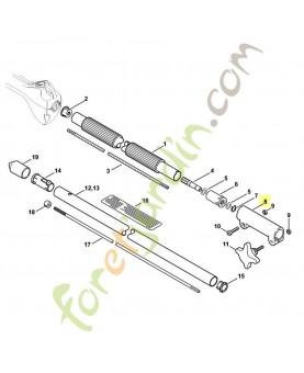 Manchon accouplement stihl réf : 4139-160-0700