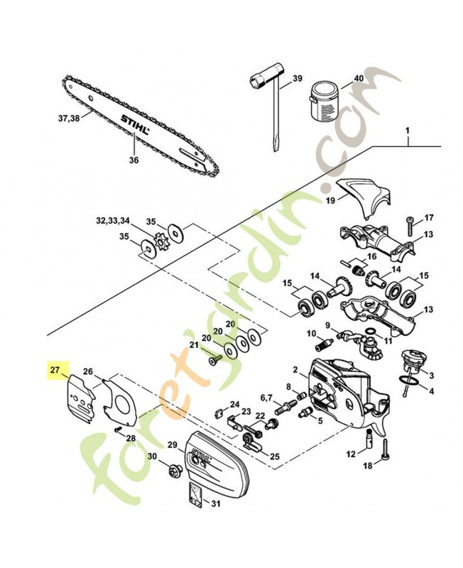 Tôle latérale intérieure 4182-664-1000. Pièce détachée Stihl / Vicking Tôle latérale intérieure 4182-664-1000. Pièce détachée Stihl / Vicking