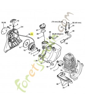 Roul.cordon lanc.30mx3mm
