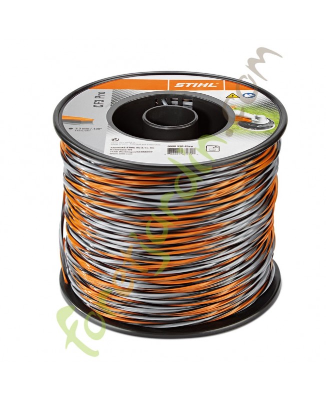 Rouleau de fil nylon cruciforme CF3 Pro 2,4 mm-212m Stihl réf. 0000-930-4313