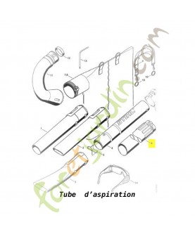 Tube d'aspiration 4804-708-3500 stihl