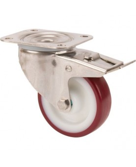 Roue pivotante en acier inoxydable-8477UAD100P62 8477UAD100P62