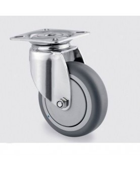 Roue pivotante roue en polyuréthane  Ø50x19mm-7470PJH050P3011