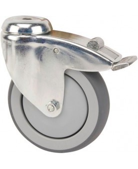 Roue-roulette-polyurethane-pivotante-a-blocage-2477PJP100P3011
