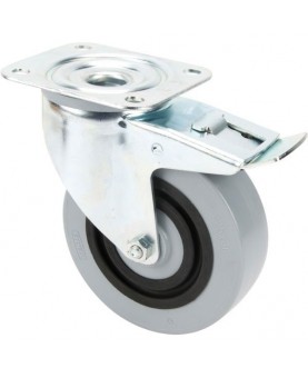 Roue-roulette-polyurethane-pivotante-a-blocage-3477HUR125P62 