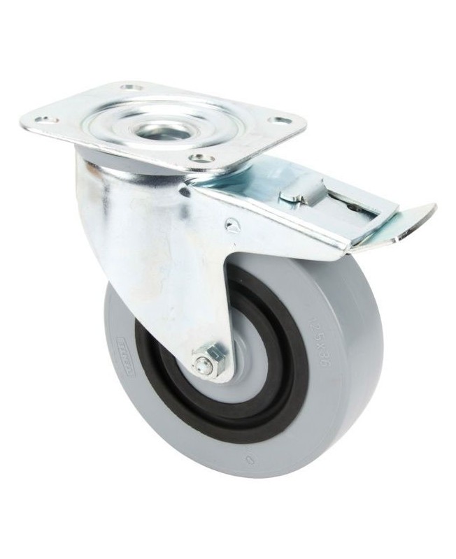 Roue-roulette-polyurethane-pivotante-a-blocage-3477HUR125P62 