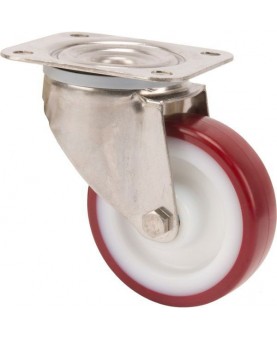 Roue-roulette-polyurethane-pivotante-8470UAD100P62