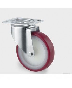 roue-roulette-pivotantes-polyurethane-3470UAR160P63