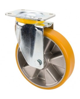 Roue-roulette-polyurethane-pivotante-4680ITP160P63