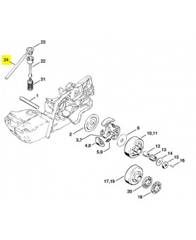  Tuyau 1106-358-0700 stihl