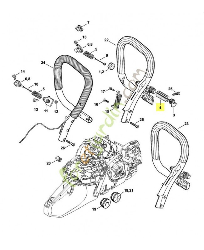 Ressort av 1141-791-3112. Pièce détachée Stihl / Vicking