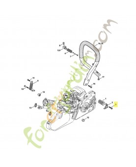 Vis cylindrique is-p 6x30 9074-477-4438. Pièce de rechange Sithl / Vicking