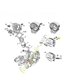 Bouchon 1141-145-9002. Pièce détachée Stihl / Vicking