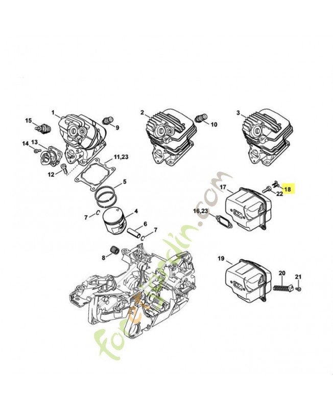Bouchon 1141-145-9002. Pièce détachée Stihl / Vicking