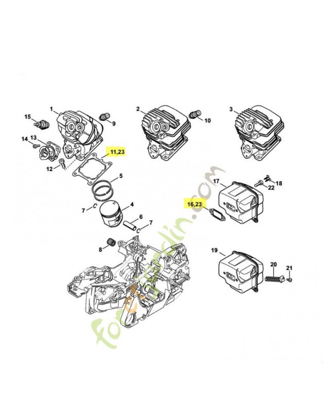 Jeu de joints moteur