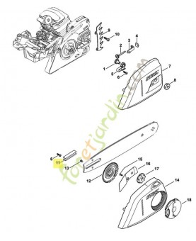 Pièce intercalaire 1123-021-2800. Pièce de rechange Sithl / Vicking