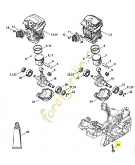 Vis cylindrique is-d 5,3x43