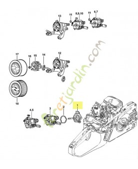 Support de carburateur