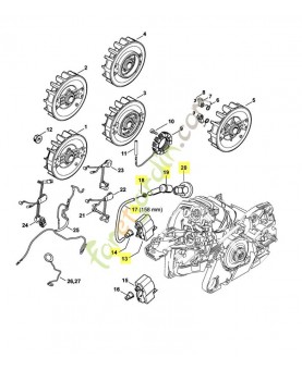 Appareil de commande ms 261 c-m 