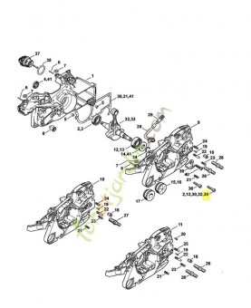 Vis cylindrique is-m 5x27 9022-500-1051. Pièce détachée Stihl / Vicking