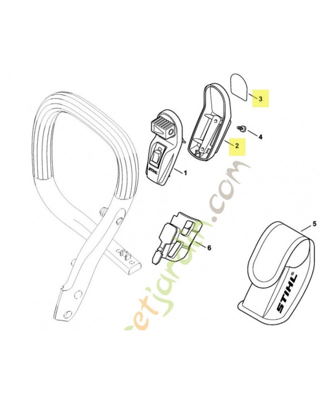 Demi-carter inferieur