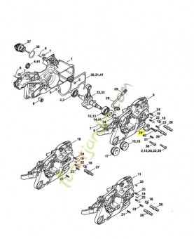 Arret de chaine Stihl ref. 1141-656-7700