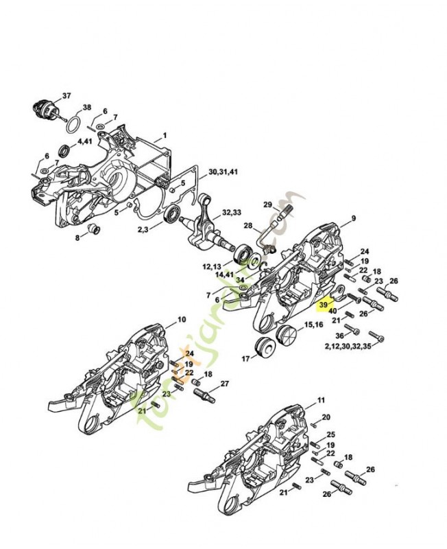 Arret de chaine Stihl ref. 1141-656-7700