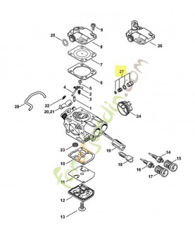 Jeu de piston de pompe